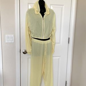 Canary Yellow Jacket & Pants Set